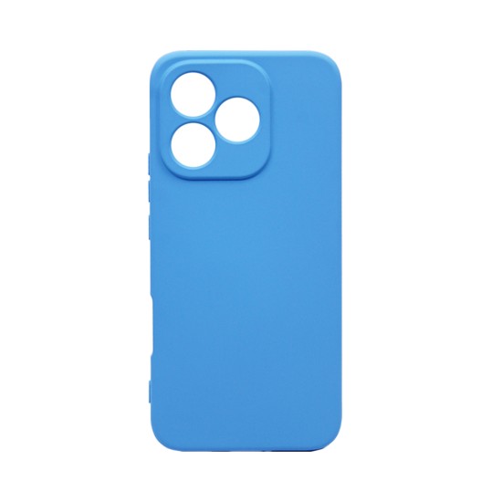 Capa de Silicone com Moldura de Câmera para Huawei Honor 400 Lite Azul Céu
